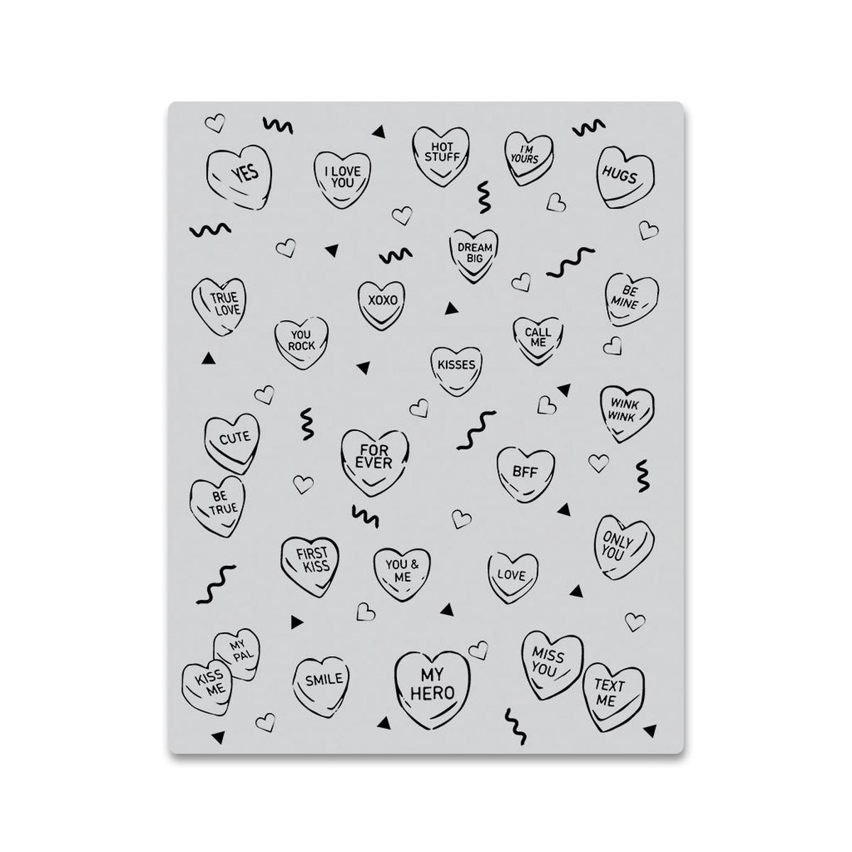 Candy Hearts Peek-a-Boo Stamp Set