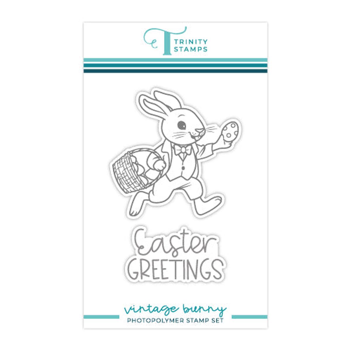 Vintage Bunny Stamp Set