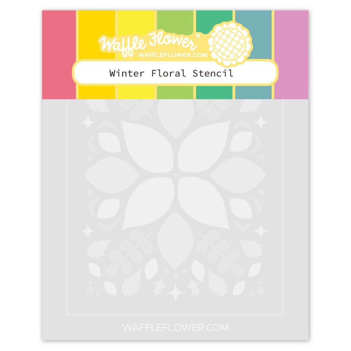 Winter Floral Stencils