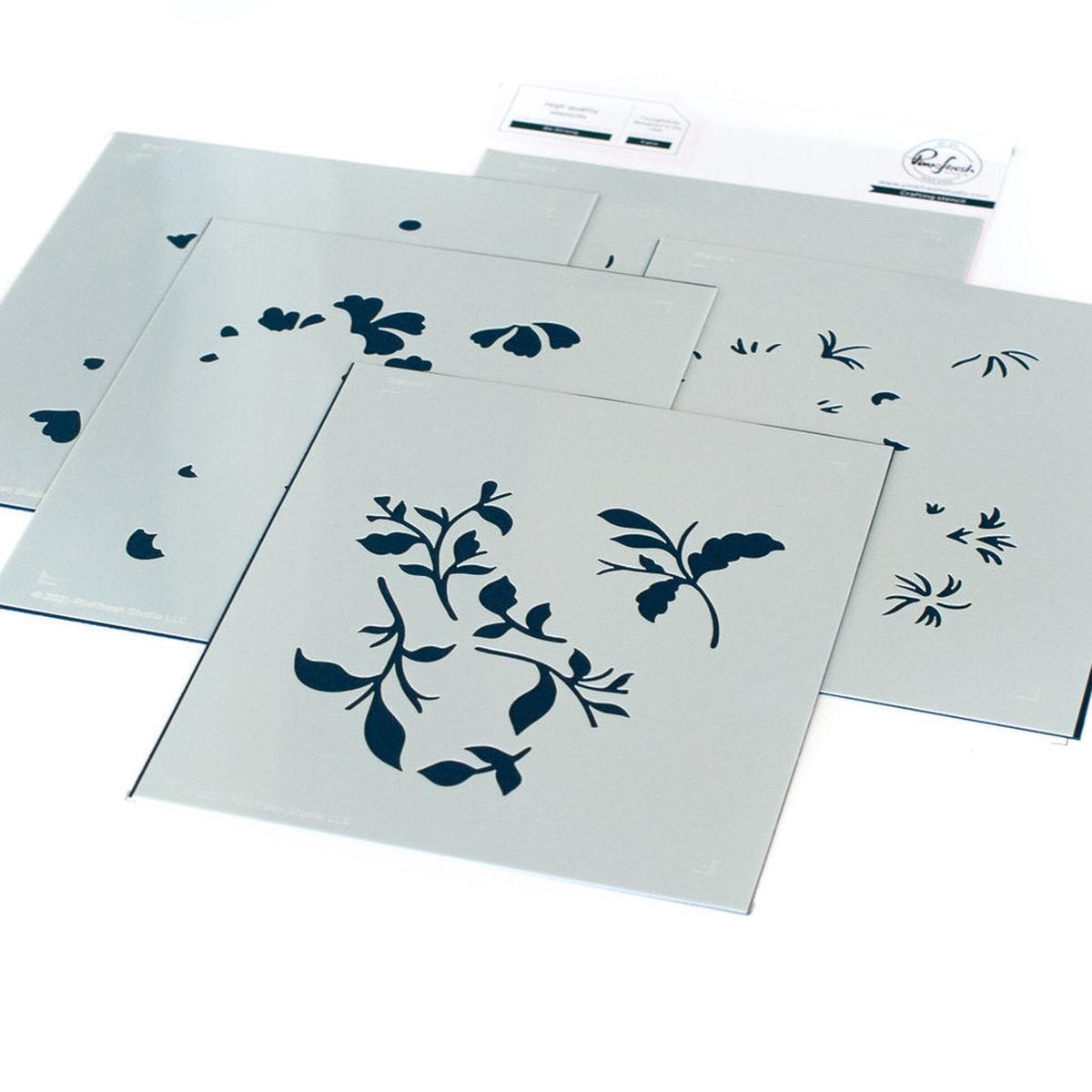 Be Strong Layering Stencil Set