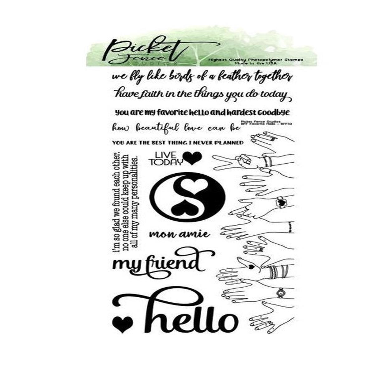 BFF Favorite Hello Stamp Set