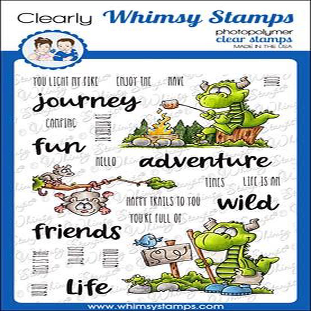Camping Dragons Stamp Set