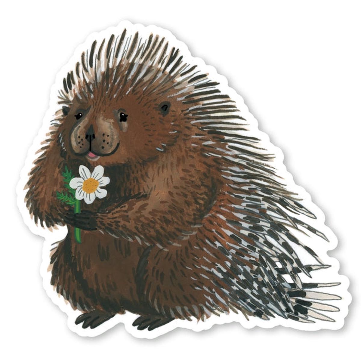 Porcupine Sticker