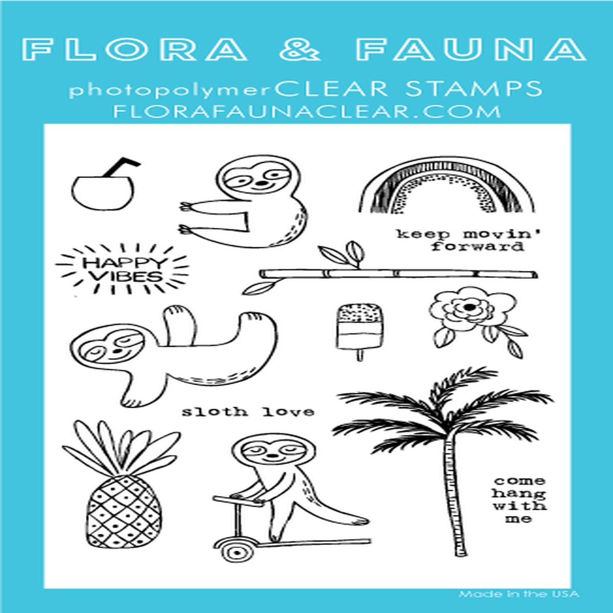 Summer Sloth Stamp Set