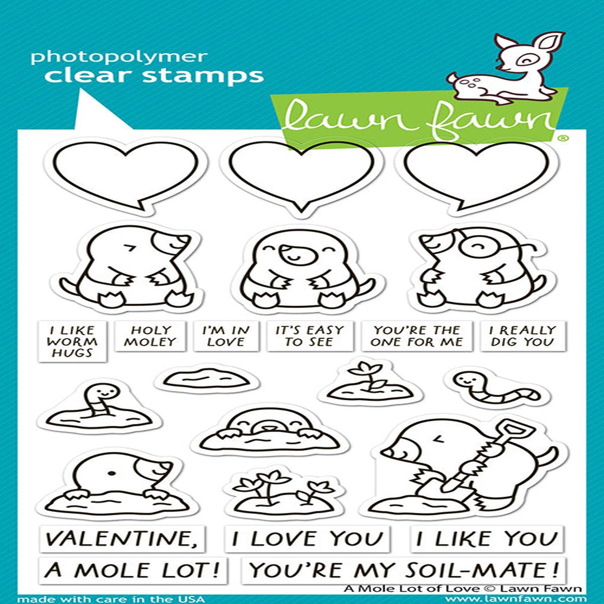 A Mole Lot Of Love Stamp Set