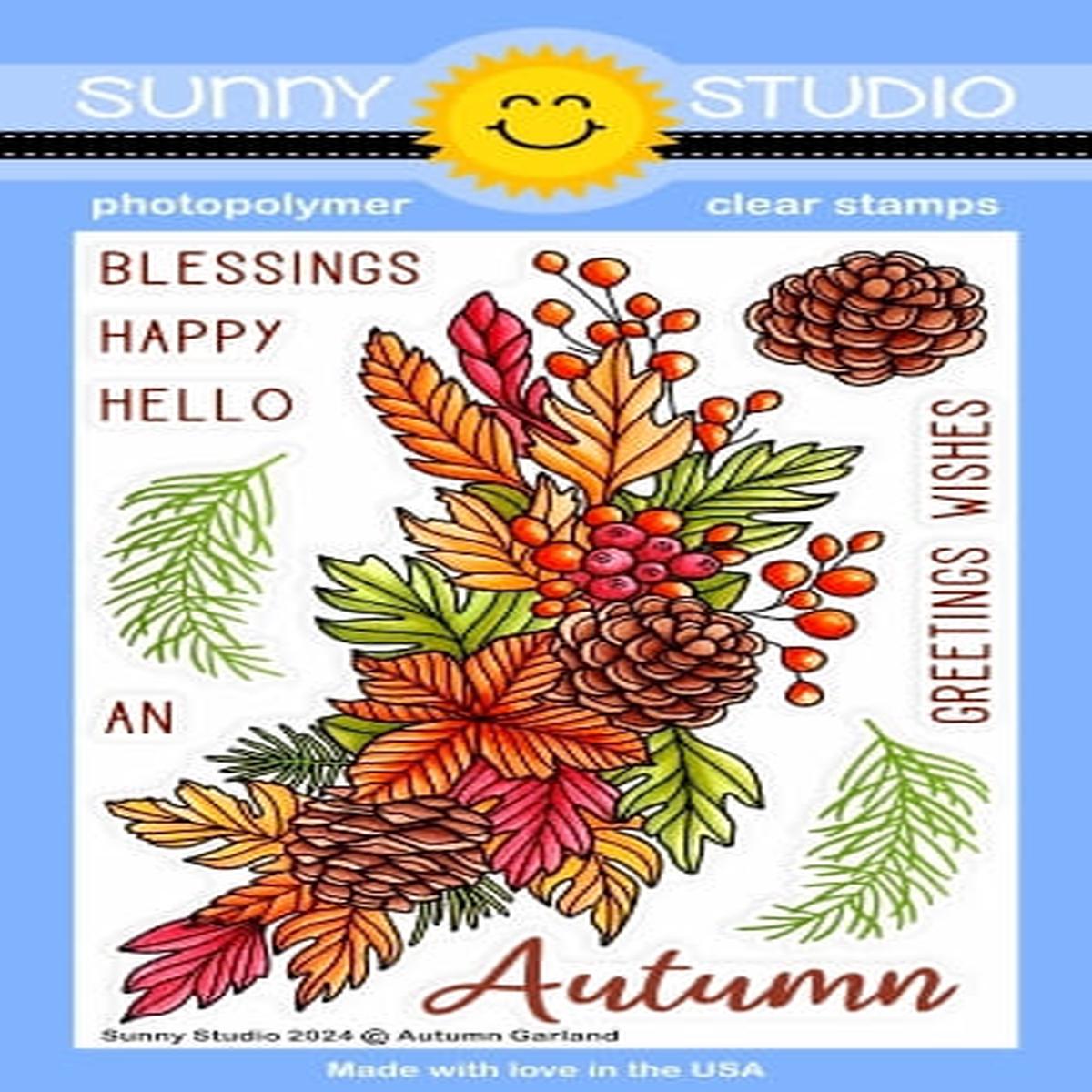 Autumn Garland Stamp Set