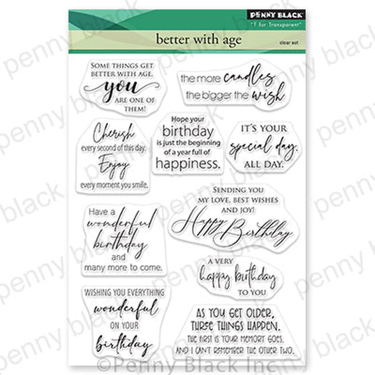 Better With Age Stamp Set