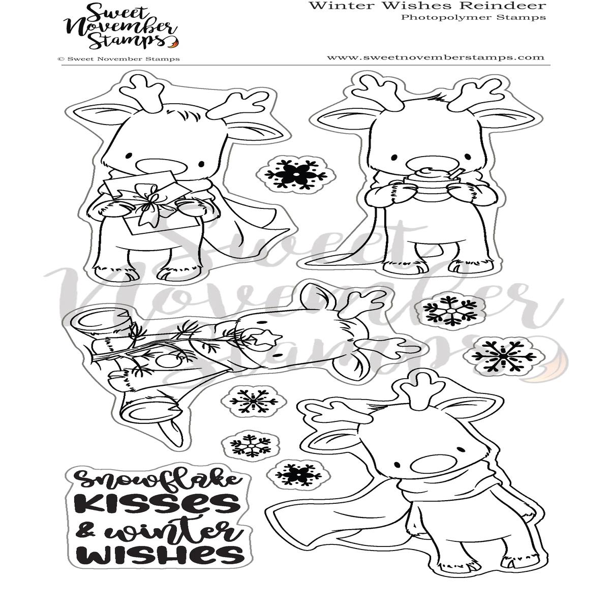 Winter Wishes ReindeerStamp Set