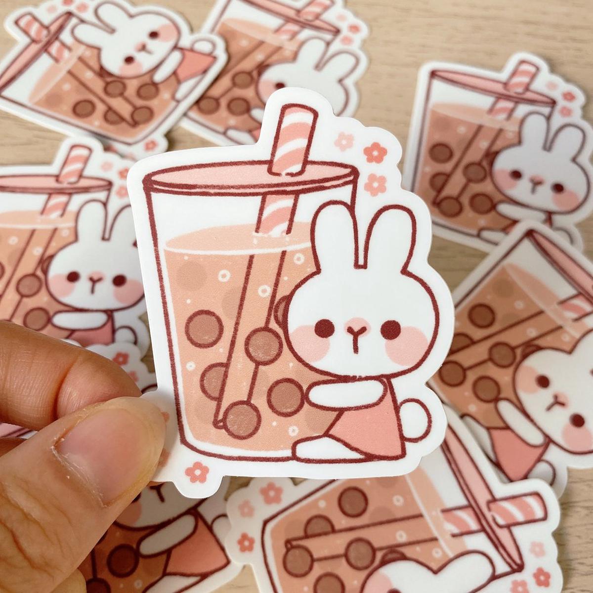 Bubble Tea Rabbit Sticker