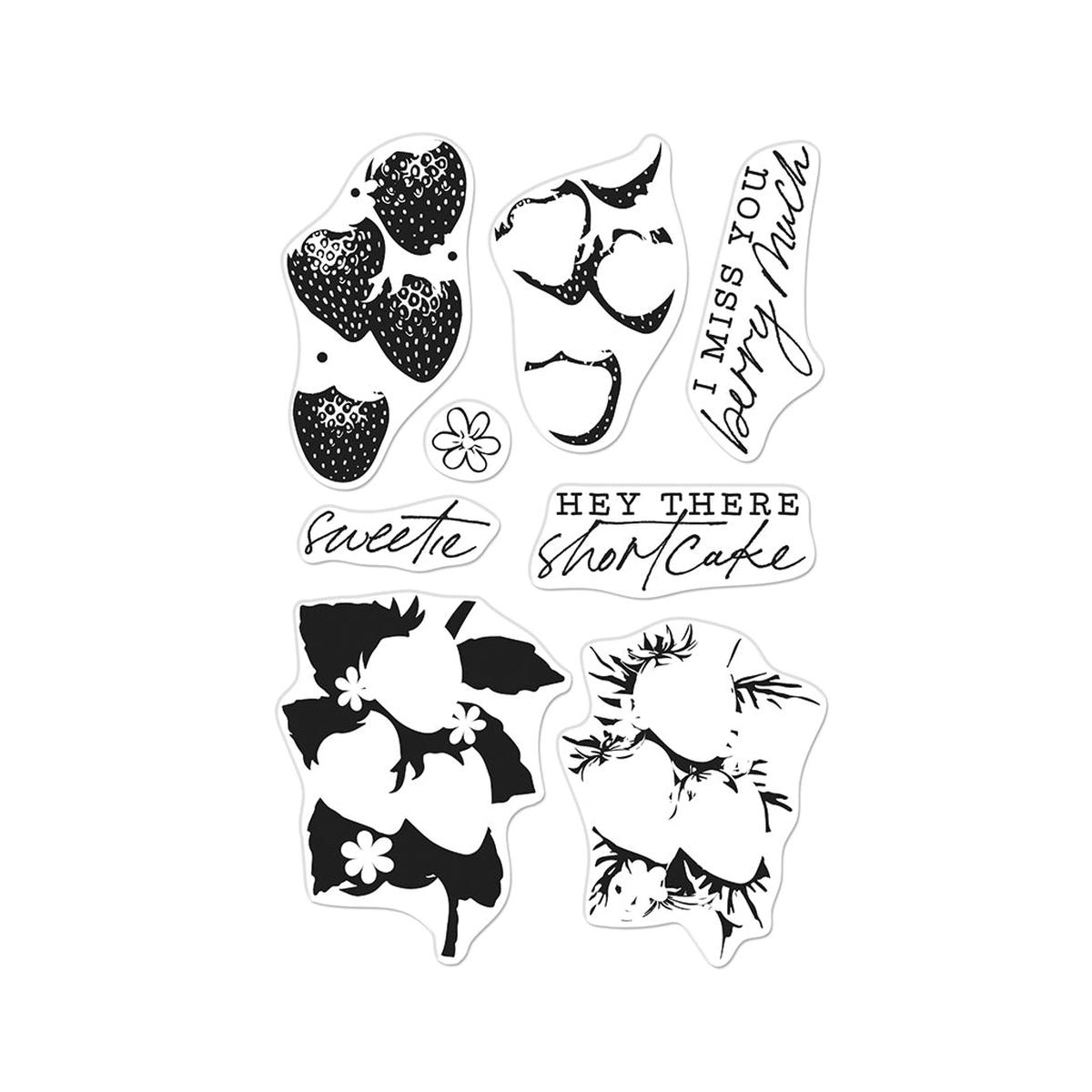 Color Layering Strawberries Stamp Set
