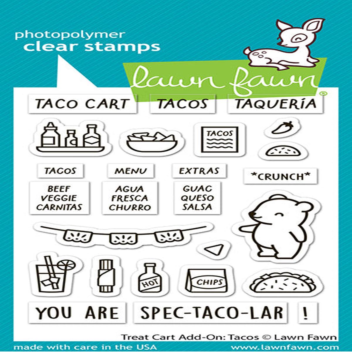 Treat Cart Add-On: Tacos Stamp Set