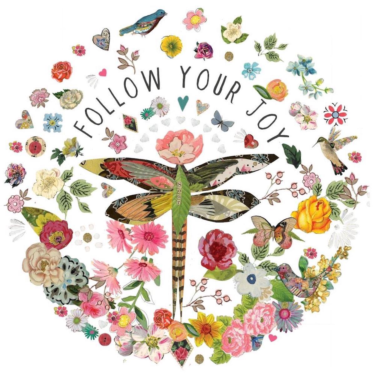 Follow Your Joy Vinyl Sticker