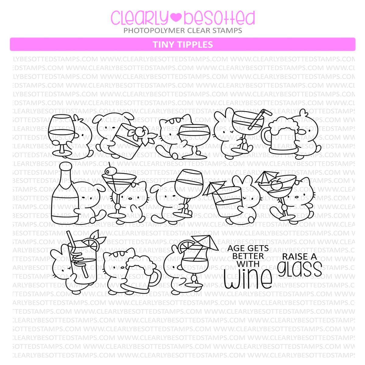 Tiny Tipples Stamp Set