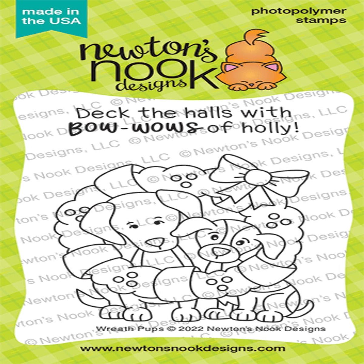 Wreath Pups Stamp Set