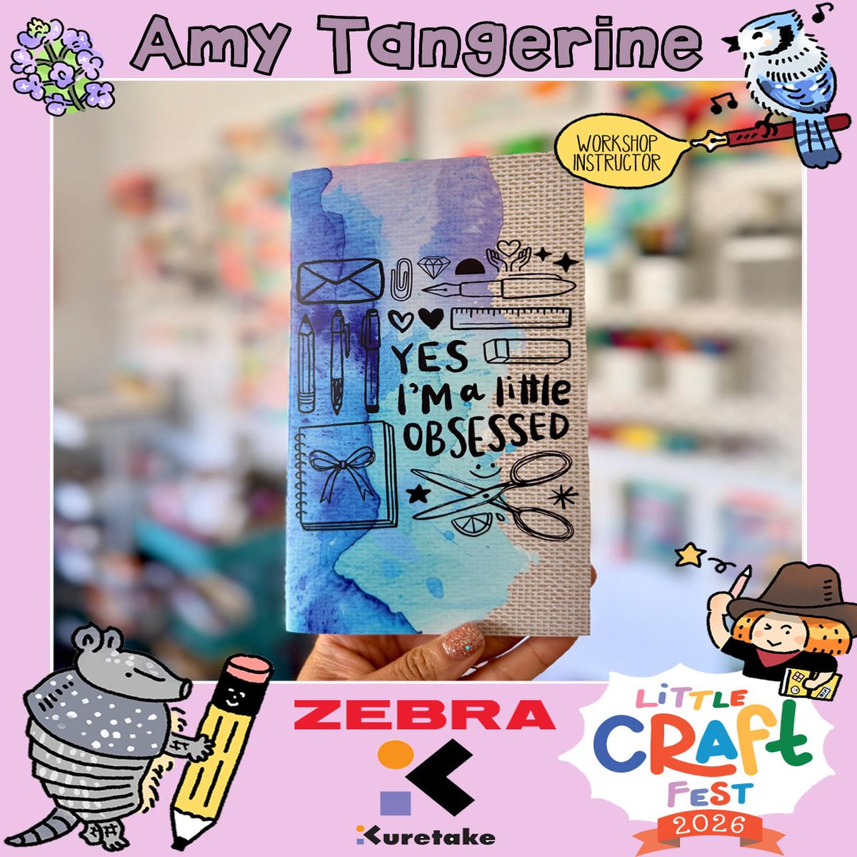 YES, Im a Little Obsessed Travelers Notebook with Amy Tangerine