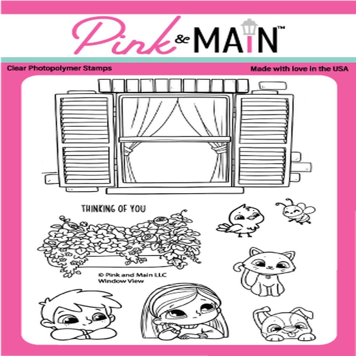 Window View Stamp Set