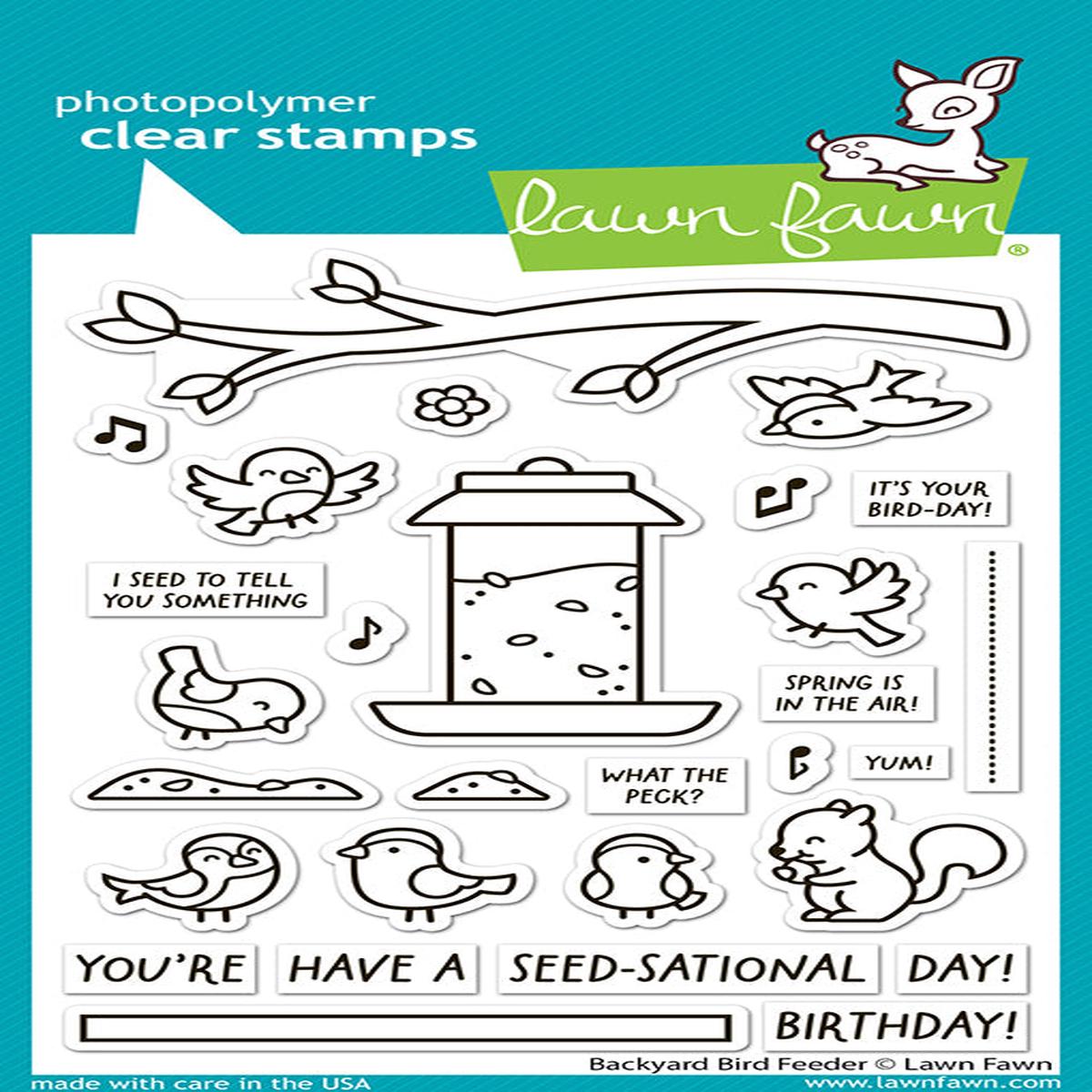 Backyard Bird Feeder Stamp Set