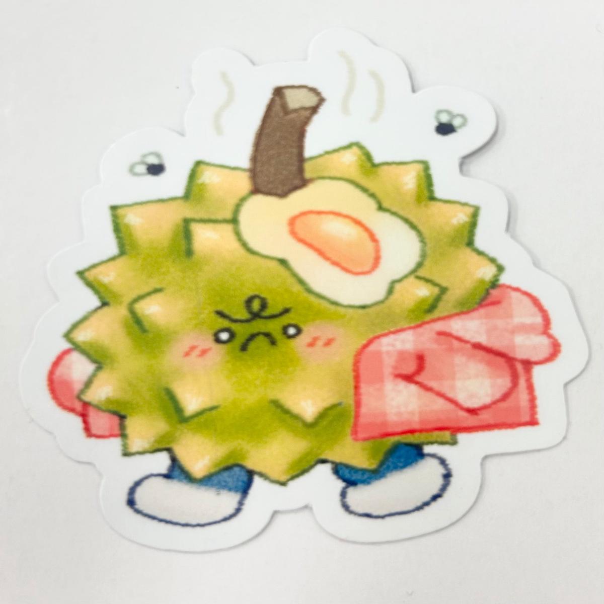 Hokeii Pokeii - Stinky Durian Vinyl Sticker