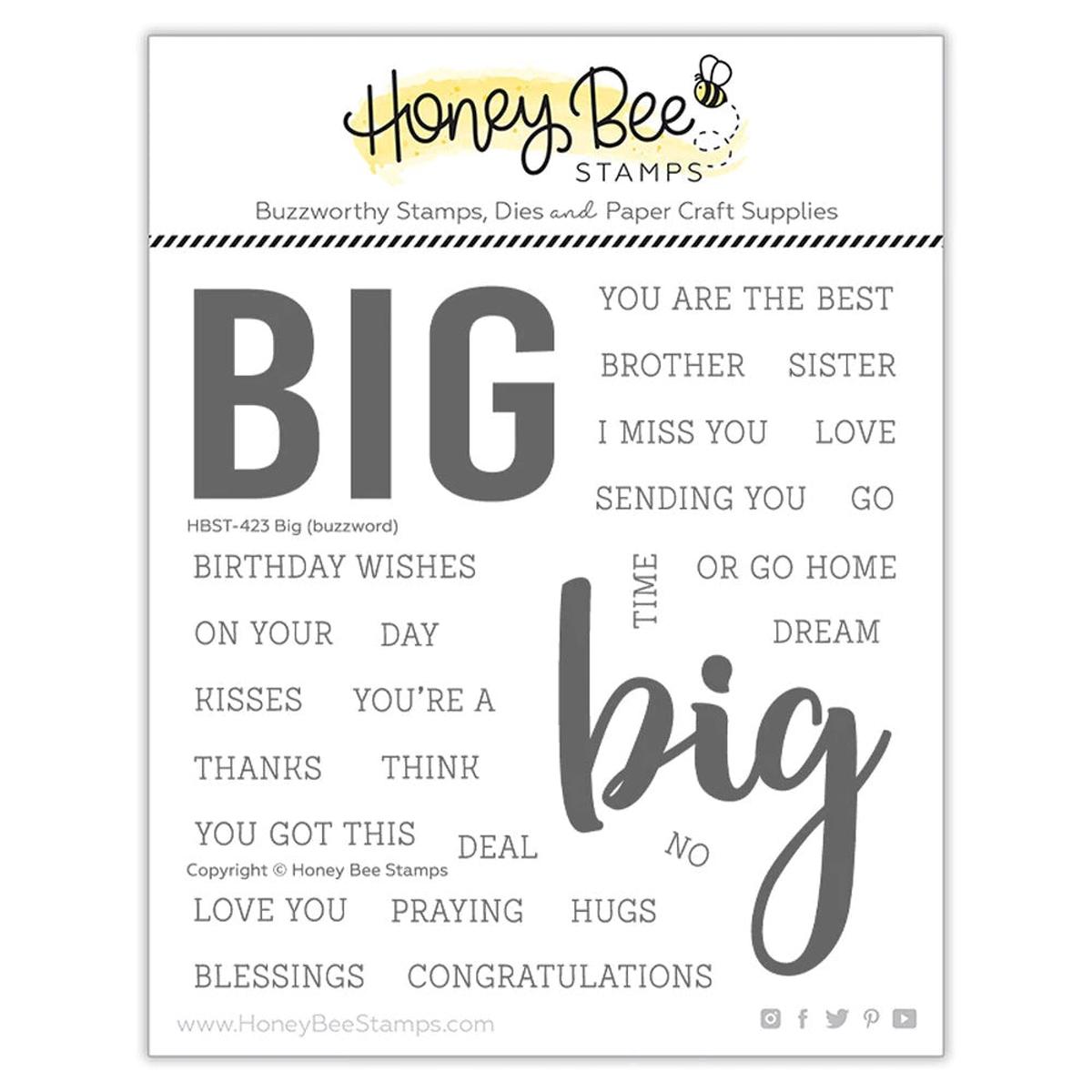 Big Buzzword Stamp Set