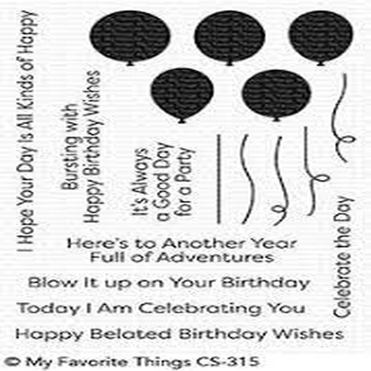 Bundle of Balloons Stamp & Happy Birthday Balloon Trio Dies