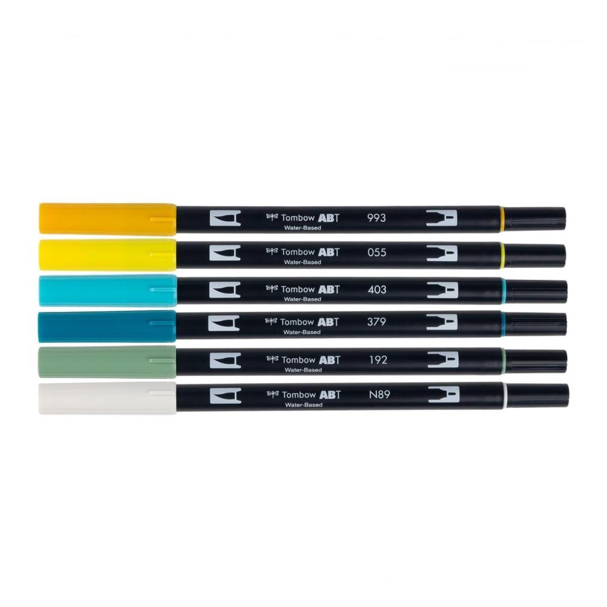 Lemon Squeezy Dual Brush Marker Set