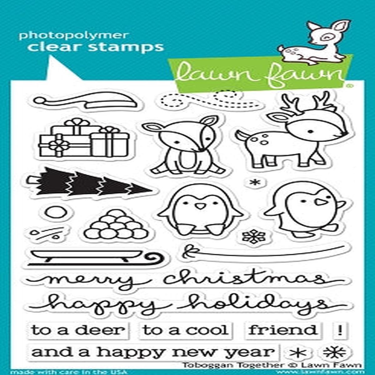 Toboggan Together Stamp Set