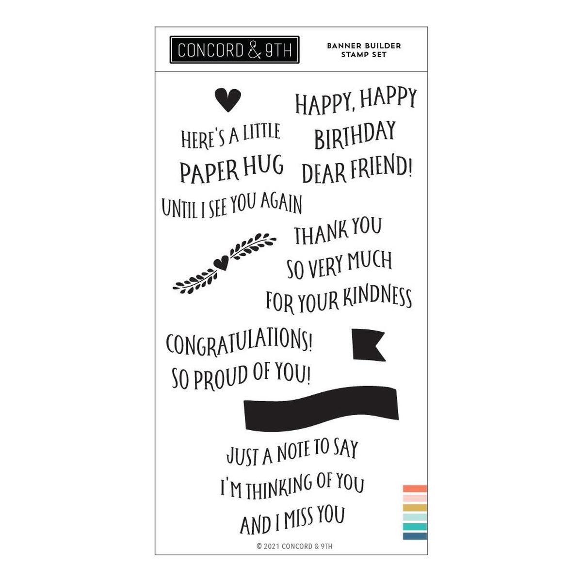 Banner Builder Stamp Set
