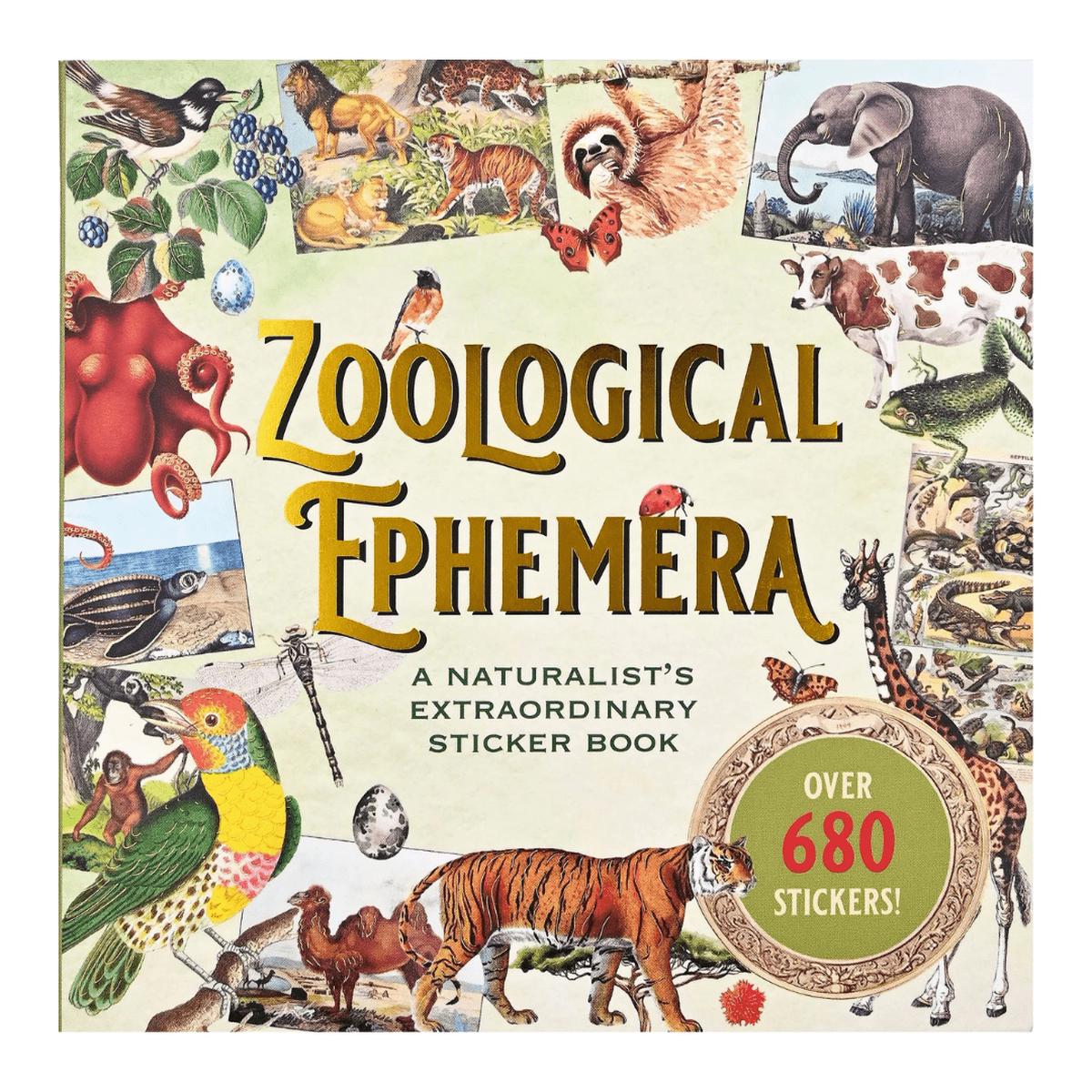 Zoological Ephemera - Sticker book