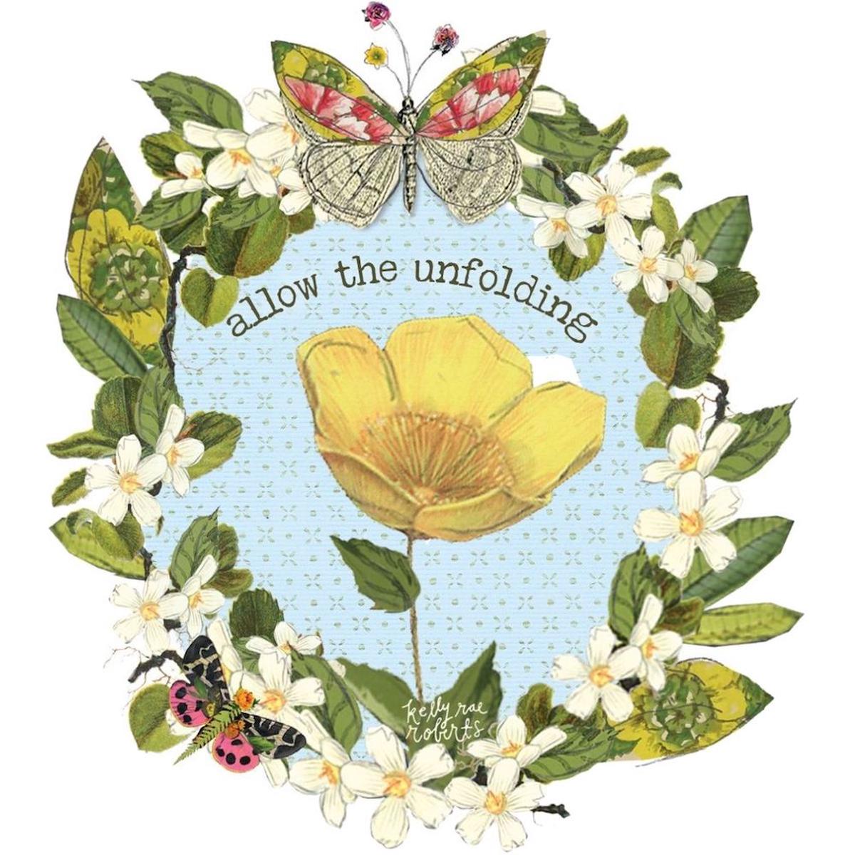 Allow the Unfolding Vinyl Sticker