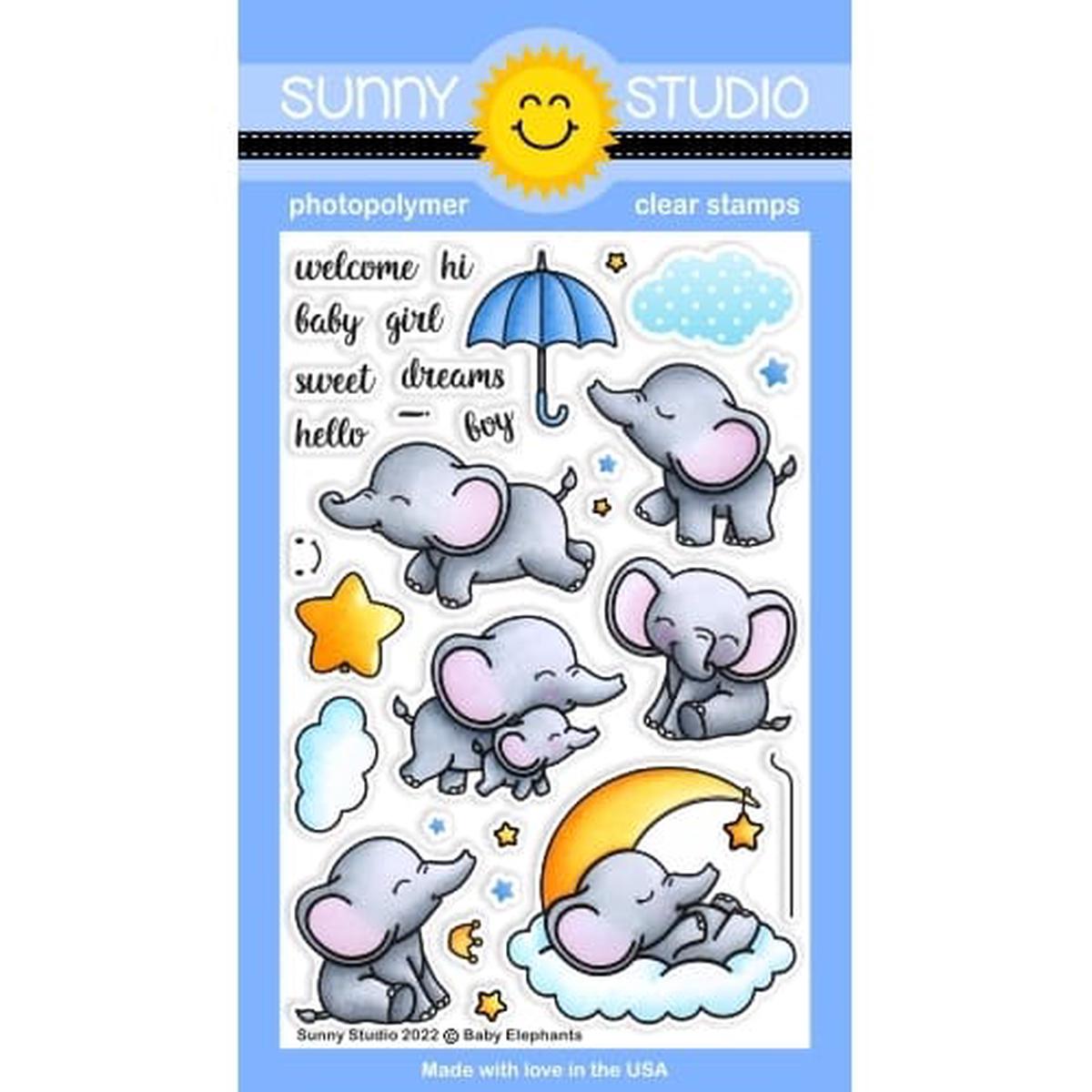 Baby Elephants Stamp Set