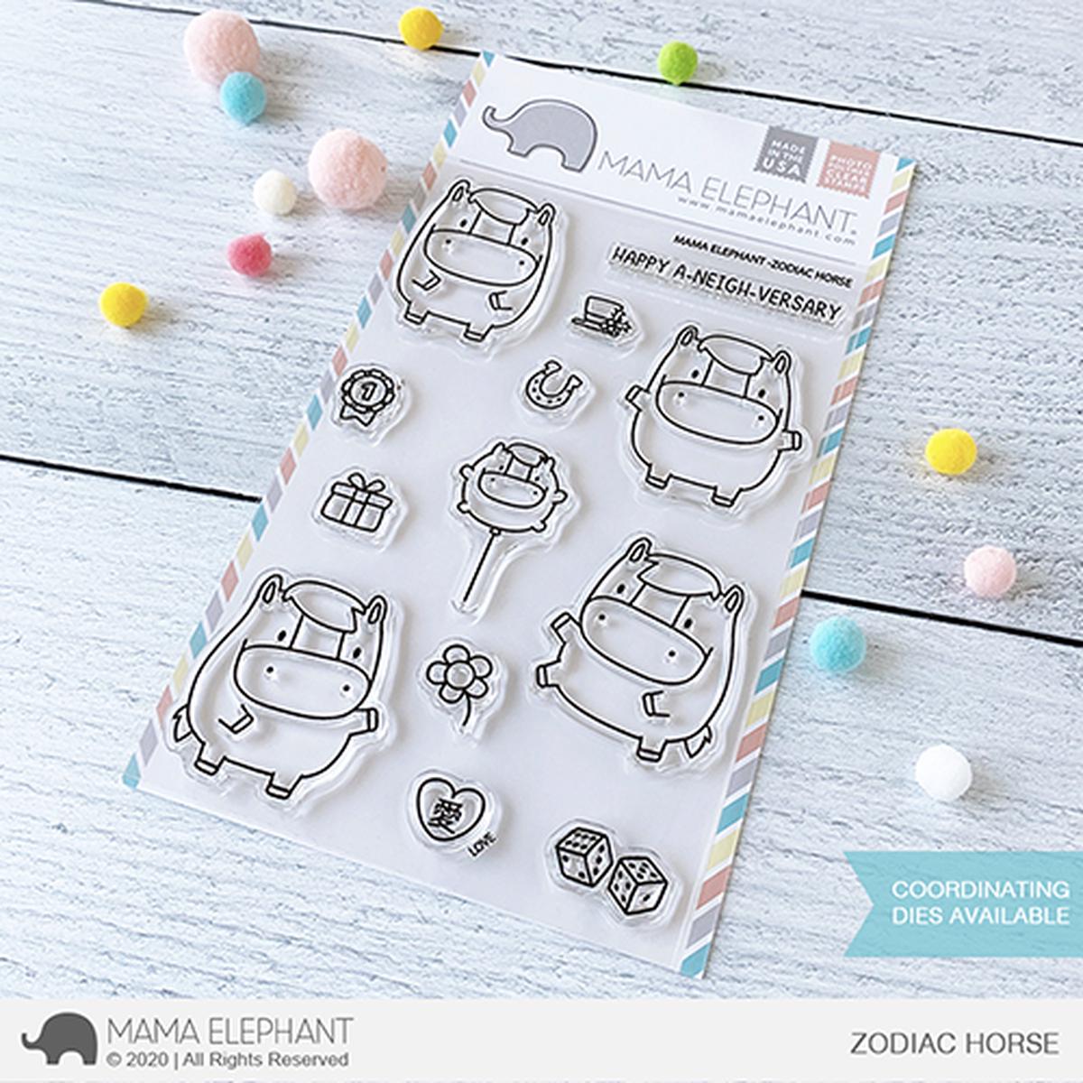 Zodiac Horse Stamp Set