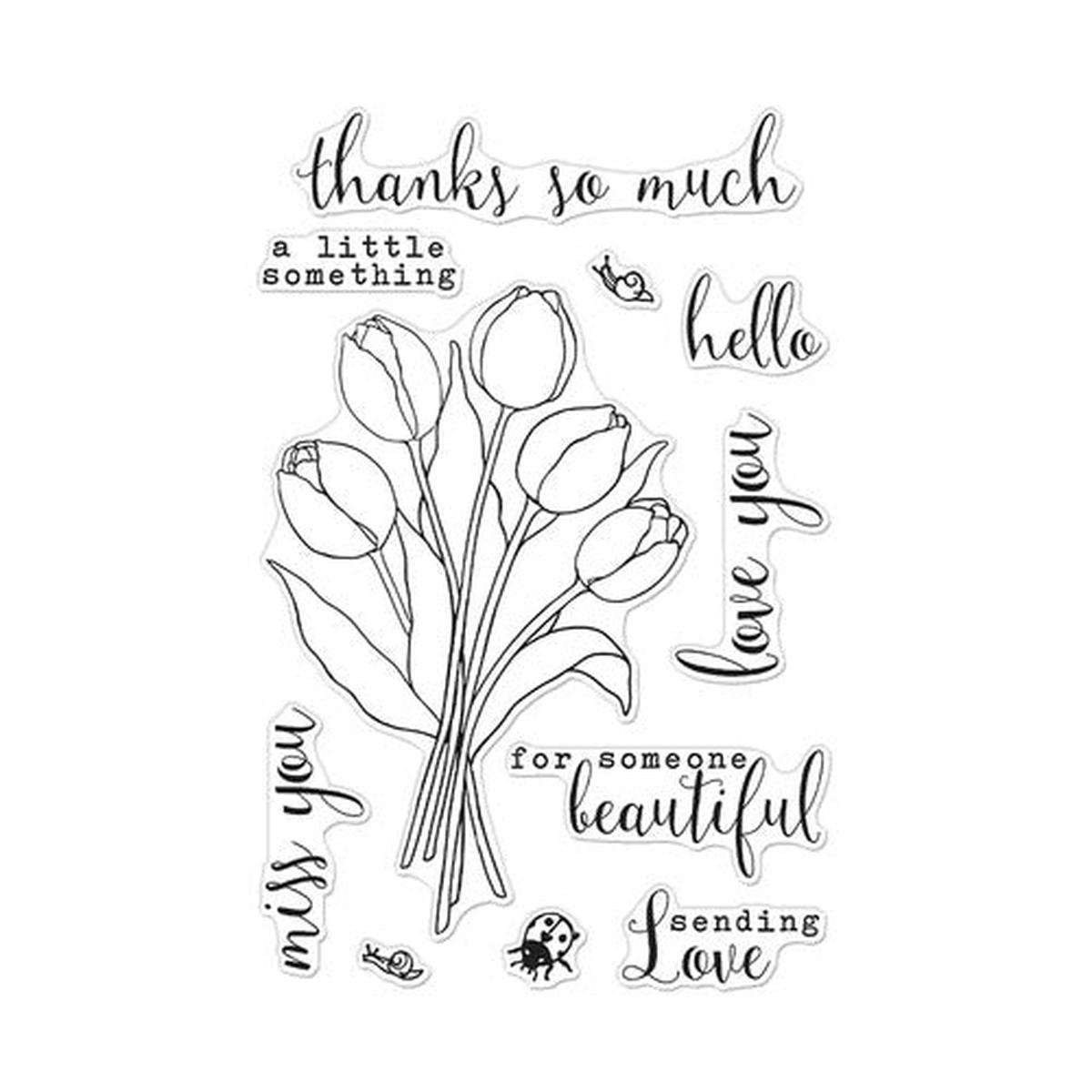 Tulip Bouquet Stamp Set