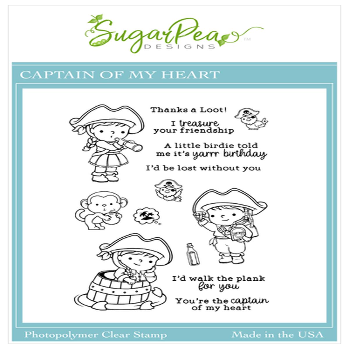Captain Of My Heart Stamp & Die