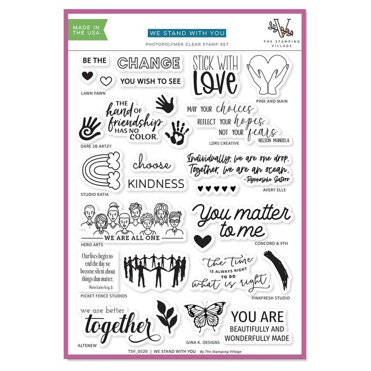 We Stand With You Stamp Set
