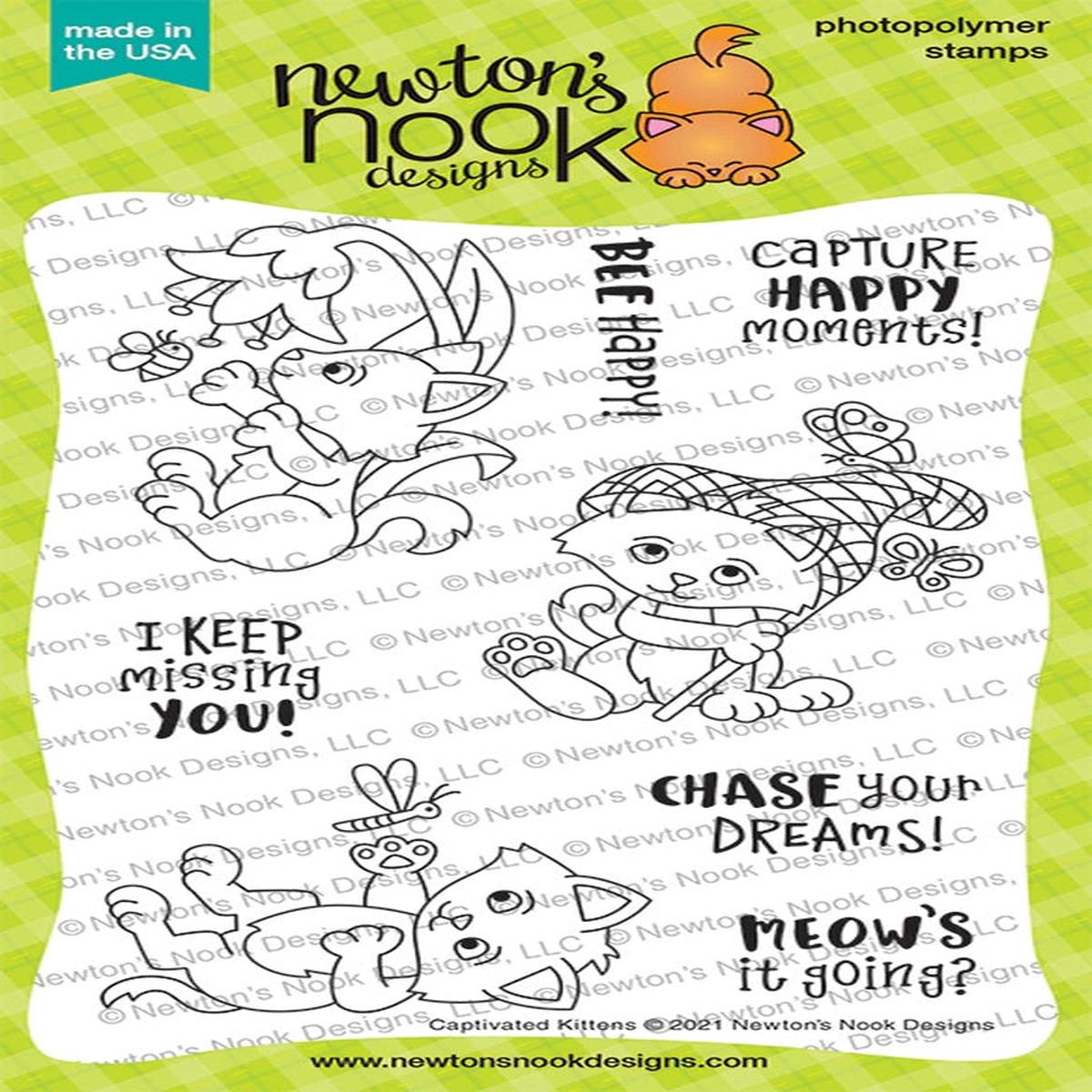 Captivated Kittens Stamp Set