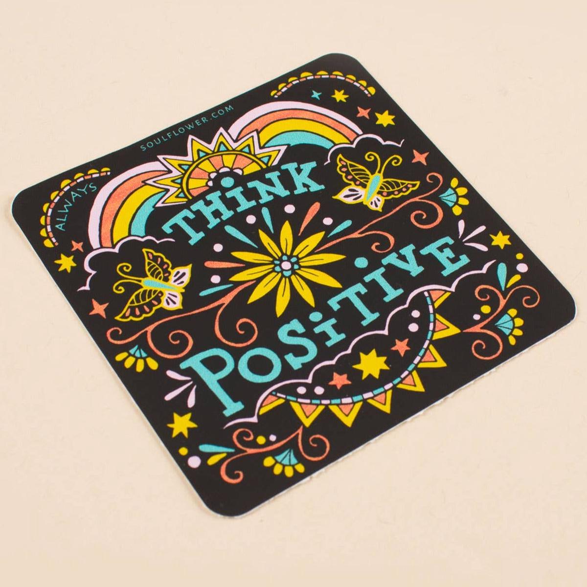 Think Positive Sticker